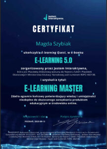 certyfikat e-learning